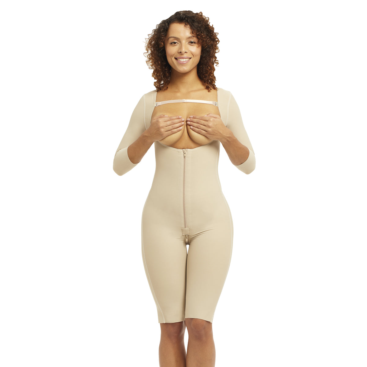 Women's BodySmootHers Open-Bust Bodysuit with Brief