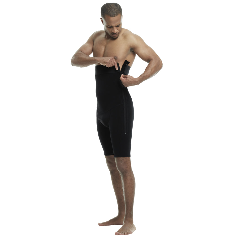 Clearpoint Medical Classic Above-Knee High Back Shapewear #341 - Black / XS