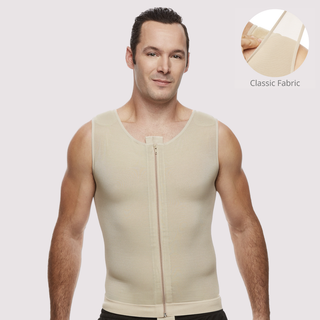 Post Surgery Upper Body Liposuction Compression Vest Open Bust