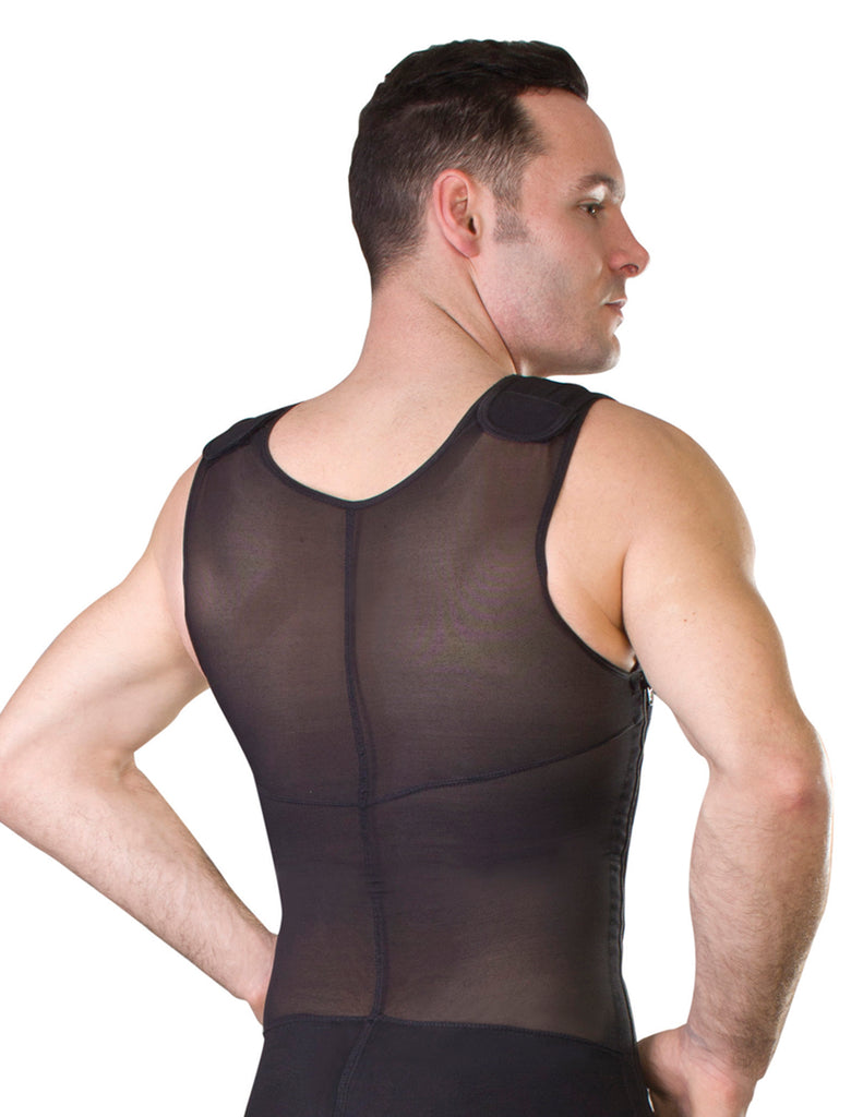 Body Triathlon Body Shapewear Uomo Intero - Tuta Dimagrante A Compressione, Traspirante, Per Controllo Del Corpo Body Modellante Uomo - Foto 12